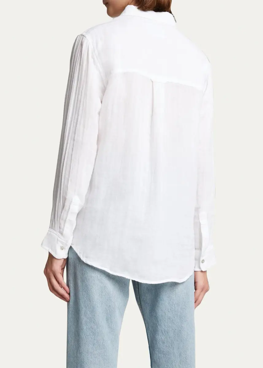 RAILS Ellis Button-Down Long-Sleeve Solid Shirt | Thumbnail 3 RAILS Ellis Button-Down Long-Sleeve Solid Shirt | Thumbnail 3