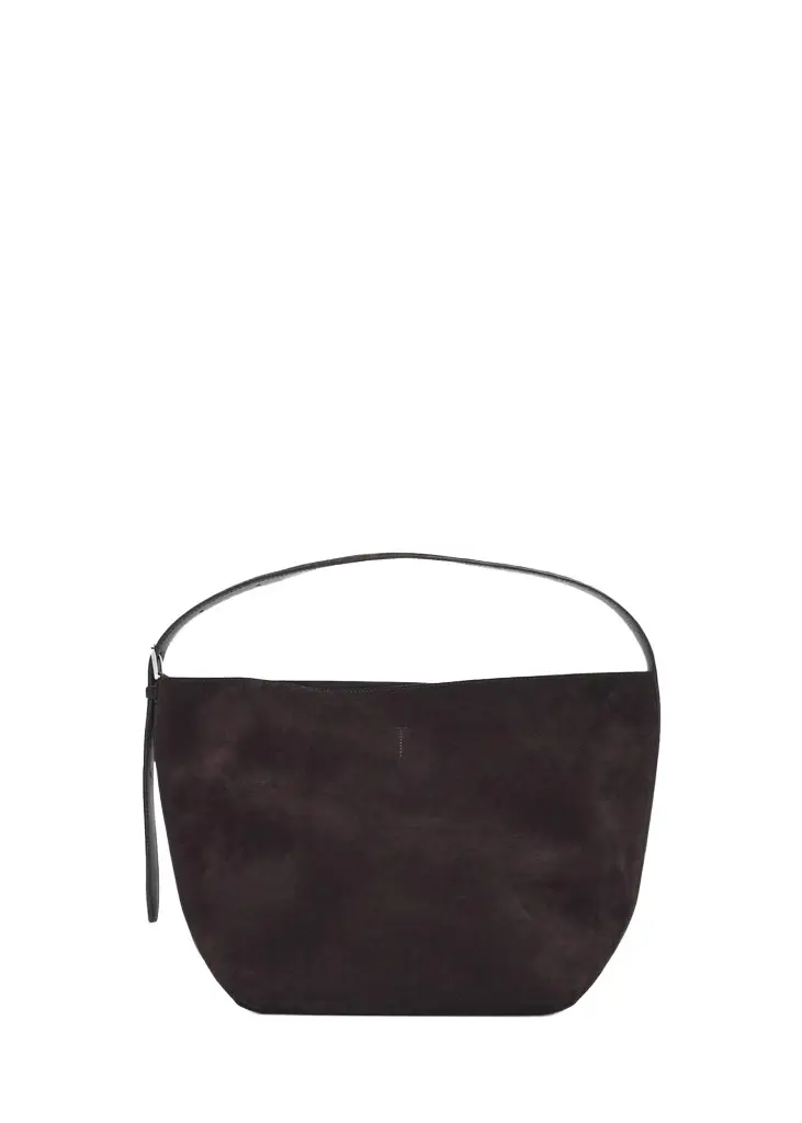 TOTEME Medium Belted Suede Tote Bag