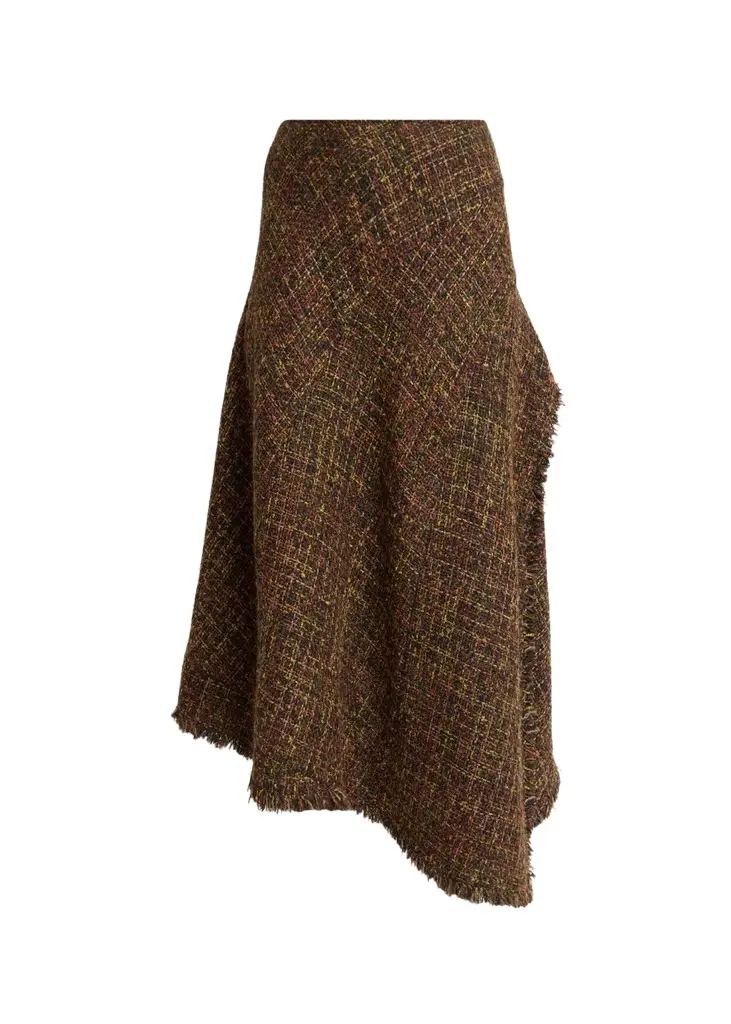 Proenza Schouler Layne Tweed Midi Skirt | Image 1 Proenza Schouler Layne Tweed Midi Skirt | Image 1