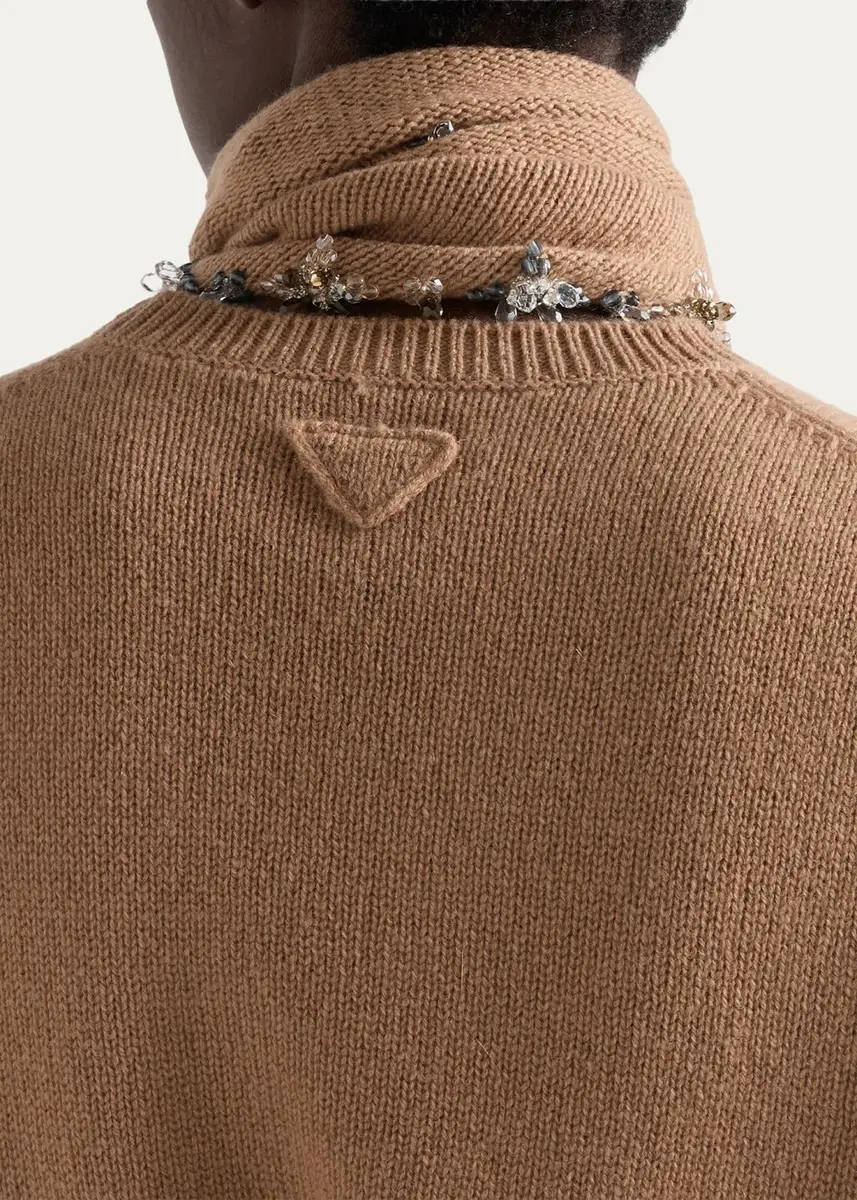 Prada Embellished Cashmere Sweater | Thumbnail 5