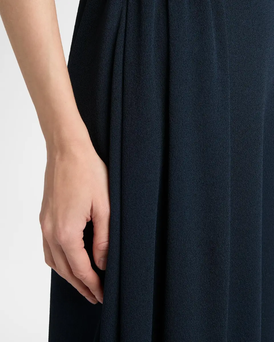 Giorgio Armani Gathered Sleeveless Midi Dress | Thumbnail 5 Giorgio Armani Gathered Sleeveless Midi Dress | Thumbnail 5