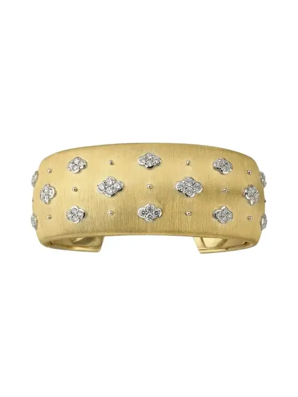 Macri AB 18K Yellow Gold Diamond Cuff Macri AB 18K Yellow Gold Diamond Cuff