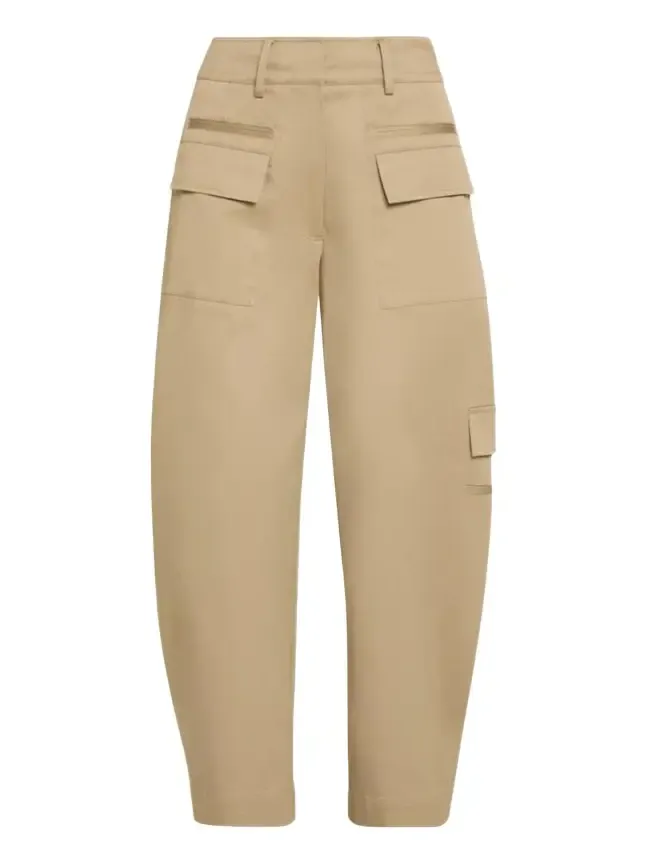 Talla Barrel-Leg Cotton Cargo Pants