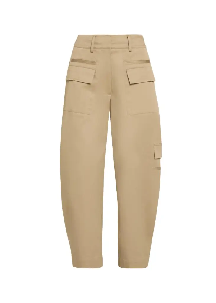 Proenza Schouler Talla Barrel-Leg Cotton Cargo Pants | Image 1 Proenza Schouler Talla Barrel-Leg Cotton Cargo Pants | Image 1