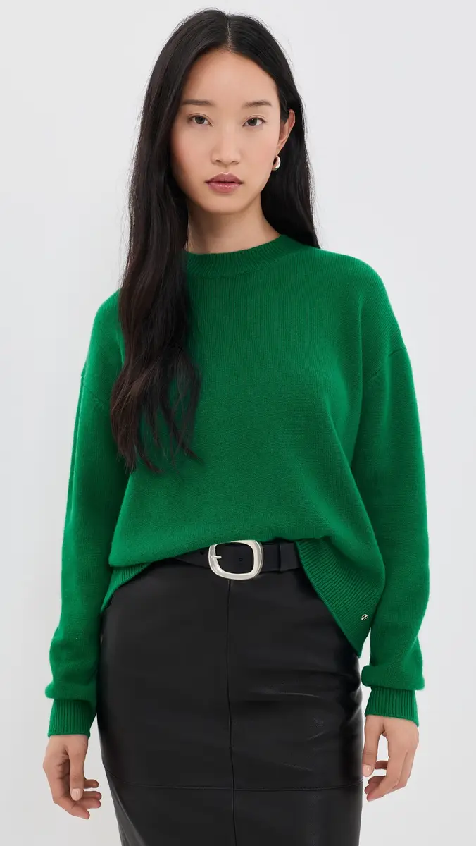 Anine Bing Lee Crew Cashmere Sweater | Thumbnail 2 Anine Bing Lee Crew Cashmere Sweater | Thumbnail 2