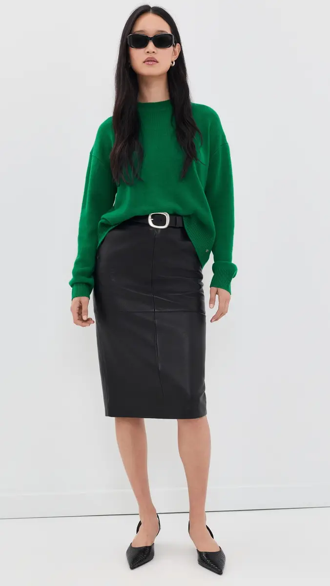 Anine Bing Lee Crew Cashmere Sweater | Thumbnail 5 Anine Bing Lee Crew Cashmere Sweater | Thumbnail 5