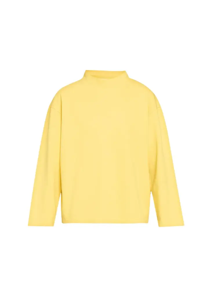 Kate Mock-Neck Cotton Jersey Sweatshirt Kate Mock-Neck Cotton Jersey Sweatshirt