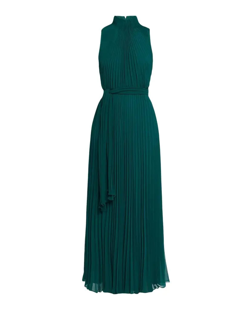 Aidan Mattox Wide-Leg Pleated Georgette Jumpsuit | Image 1 Aidan Mattox Wide-Leg Pleated Georgette Jumpsuit | Image 1