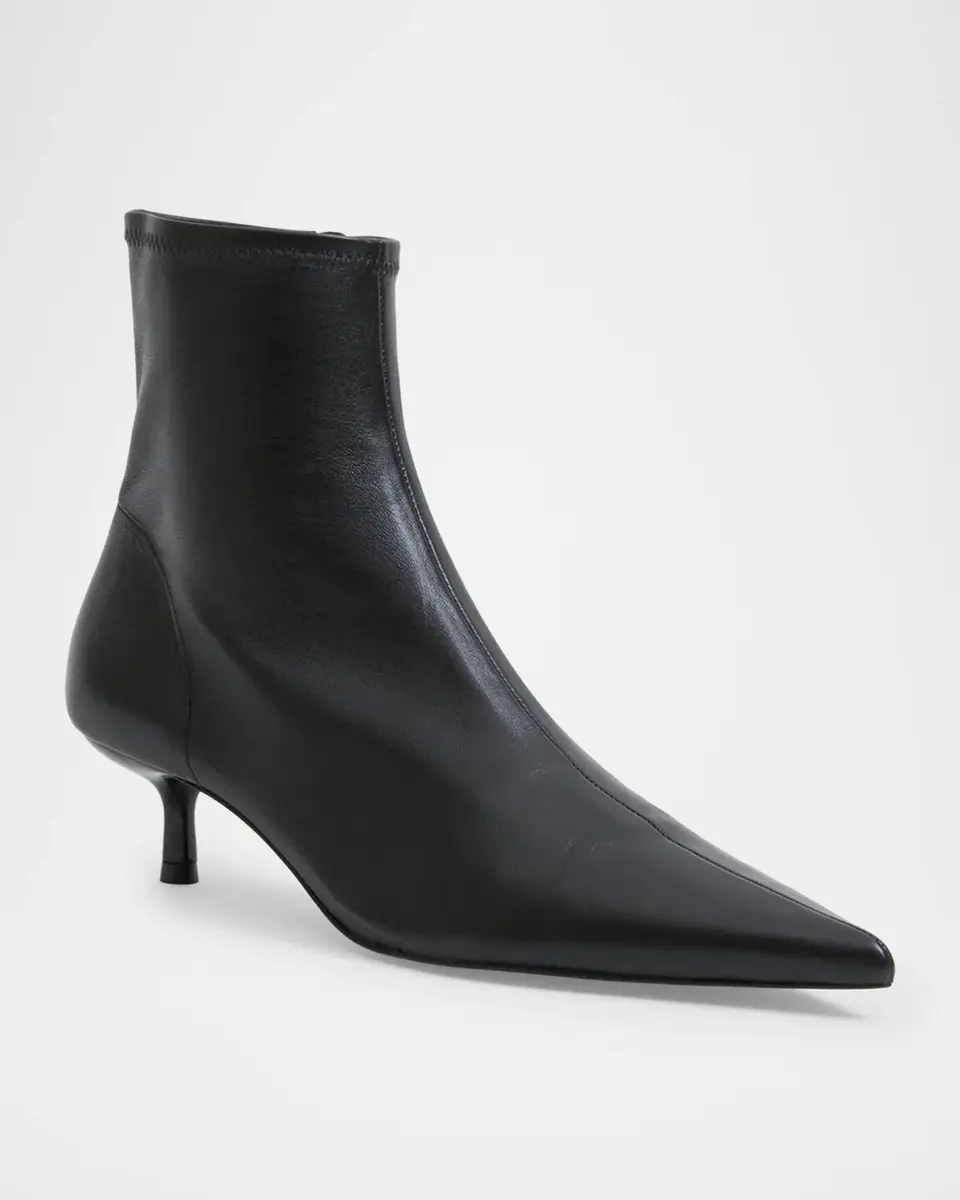 Simkhai 75mm Katya Stretch Leather Ankle Boots | Thumbnail 2 Simkhai 75mm Katya Stretch Leather Ankle Boots | Thumbnail 2