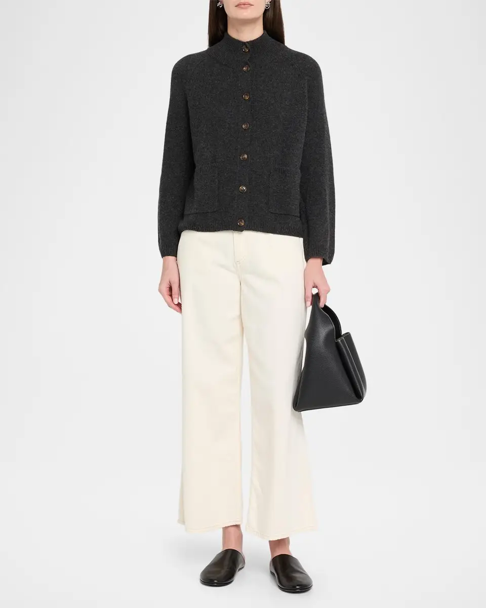 Autumn Cashmere Cashmere Mock-Neck Cardigan | Thumbnail 2 Autumn Cashmere Cashmere Mock-Neck Cardigan | Thumbnail 2