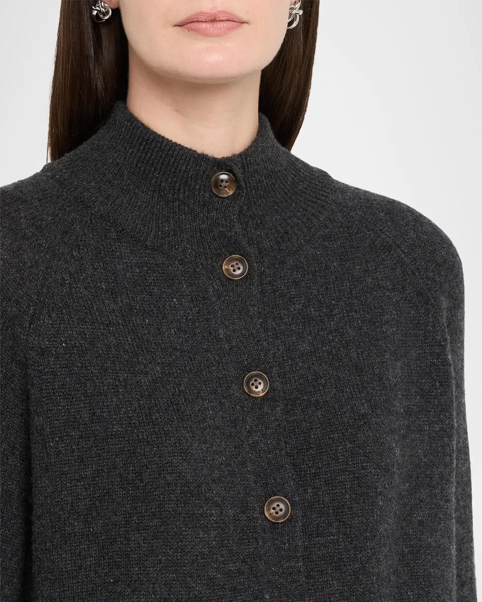 Autumn Cashmere Cashmere Mock-Neck Cardigan | Thumbnail 5 Autumn Cashmere Cashmere Mock-Neck Cardigan | Thumbnail 5