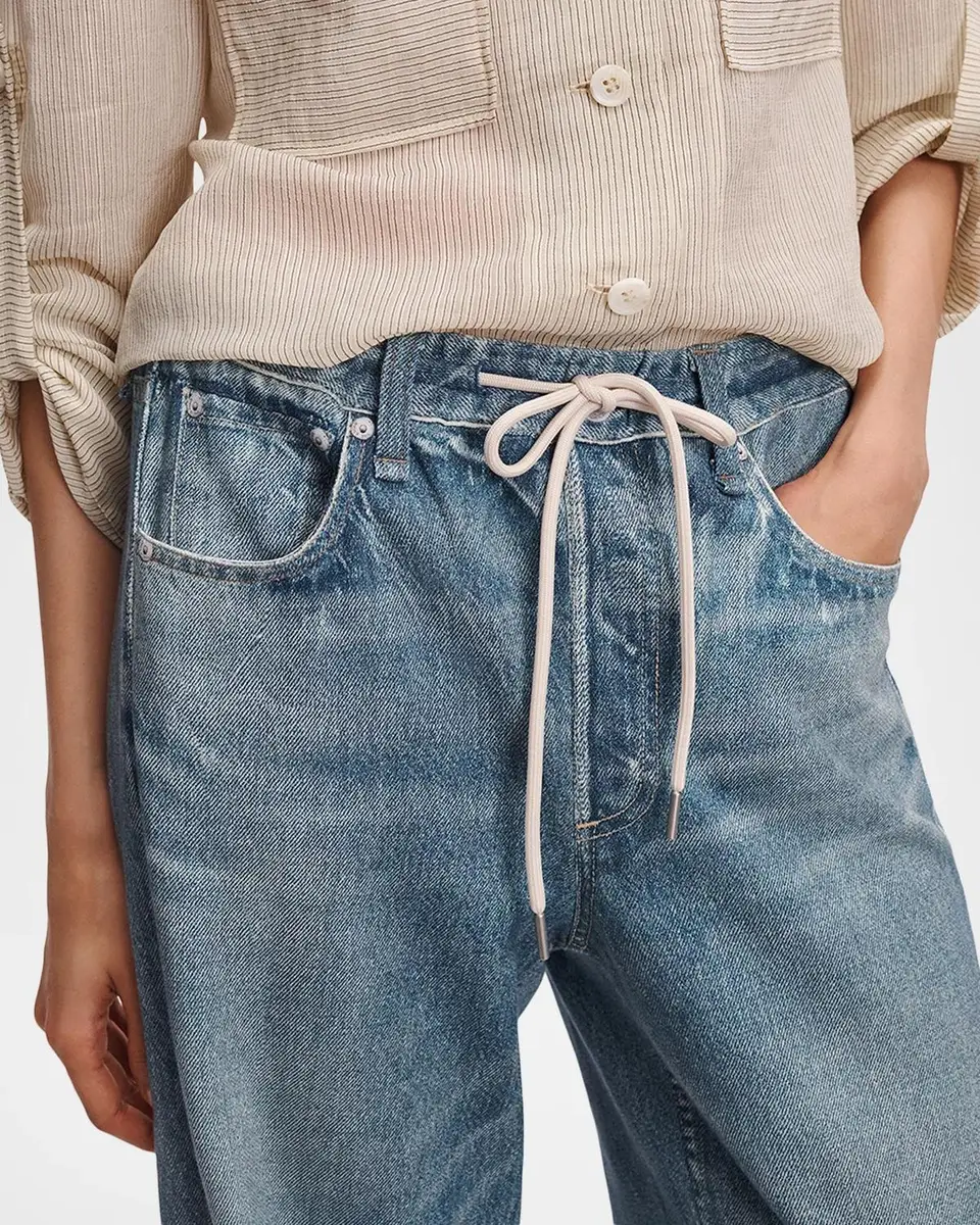 rag & bone rb Miramar Terry Drawstring Wide-Leg Jeans | Thumbnail 5 rag & bone rb Miramar Terry Drawstring Wide-Leg Jeans | Thumbnail 5