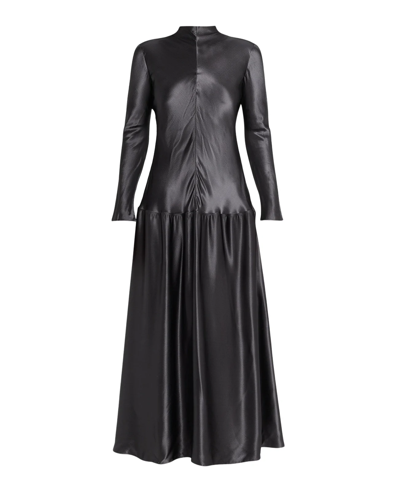 FFORME Mila Satin Drop-Waist Dress