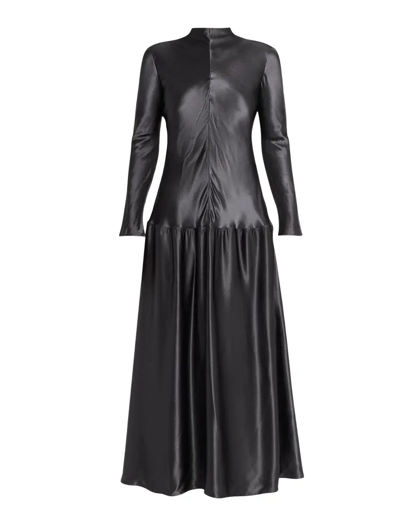 FFORME Mila Satin Drop-Waist Dress | Image 1 FFORME Mila Satin Drop-Waist Dress | Image 1