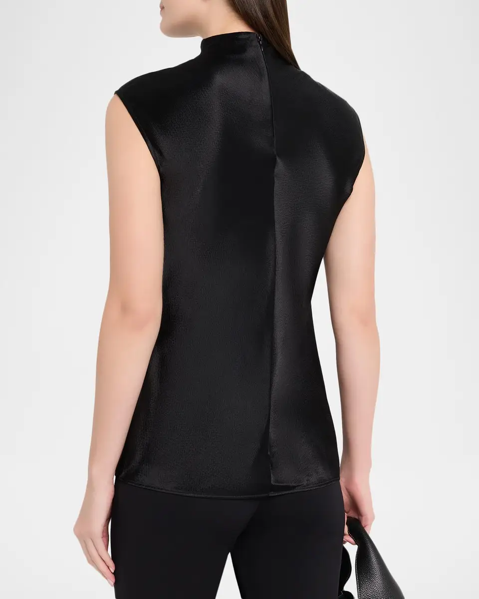 FFORME Rhea Sleeveless Hammered Satin Top | Thumbnail 3 FFORME Rhea Sleeveless Hammered Satin Top | Thumbnail 3