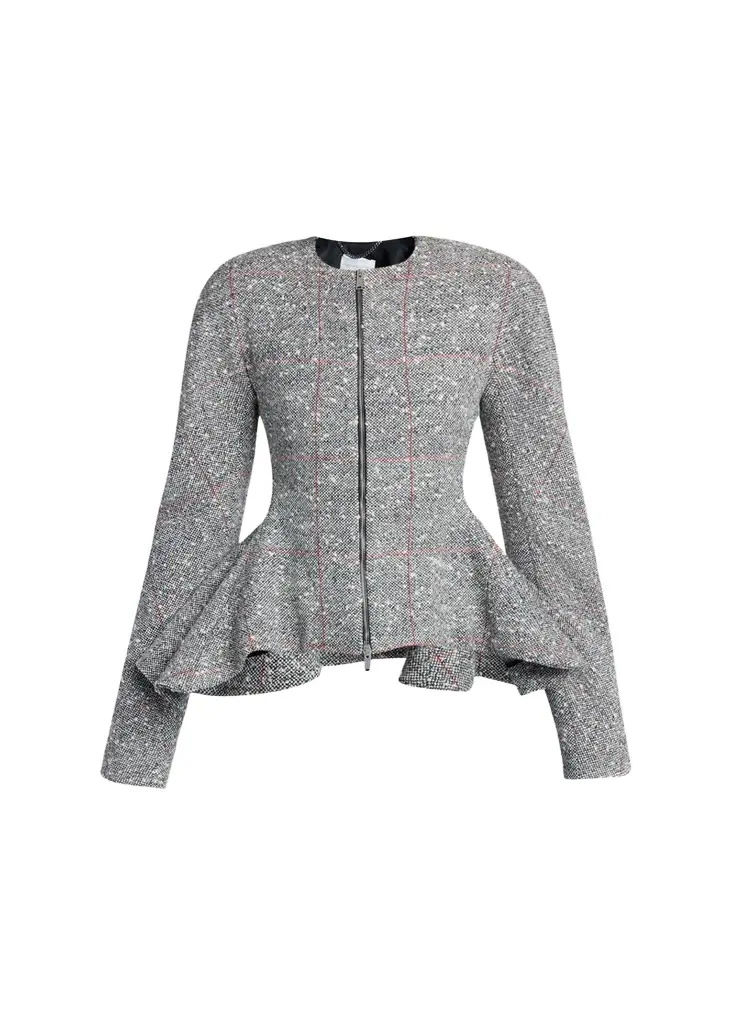 Speckled Wool-Blend Tweed Jacket Speckled Wool-Blend Tweed Jacket