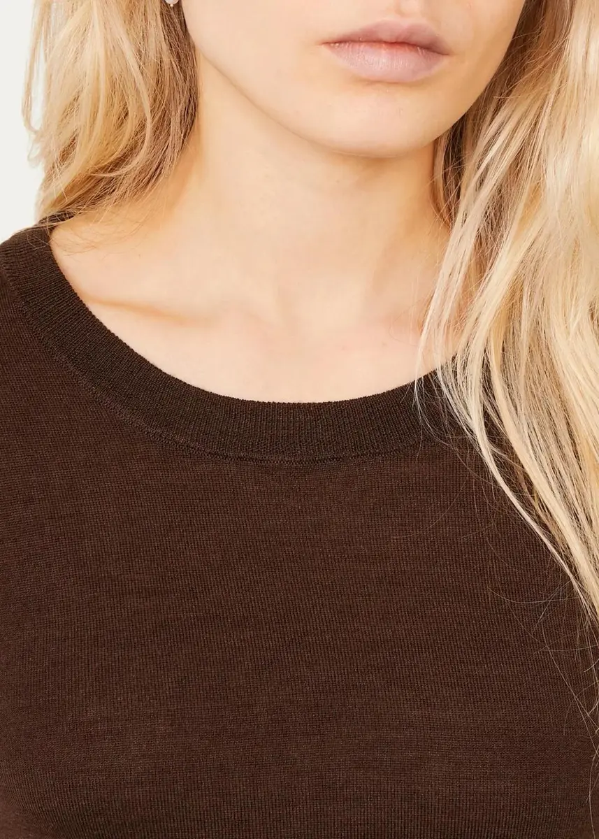 OFFICINE GÉNÉRALE Crewneck Wool-Silk Sweater | Thumbnail 5