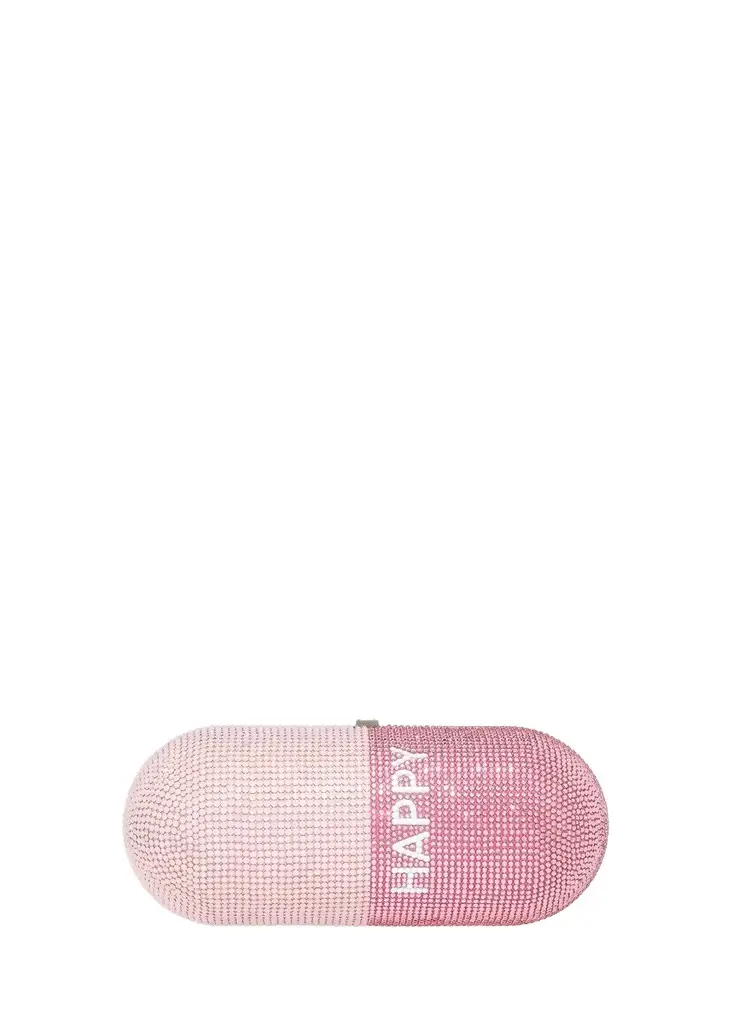 Judith Leiber Couture Happy Pill Capsule Crystal Clutch Bag | Image 1 Judith Leiber Couture Happy Pill Capsule Crystal Clutch Bag | Image 1