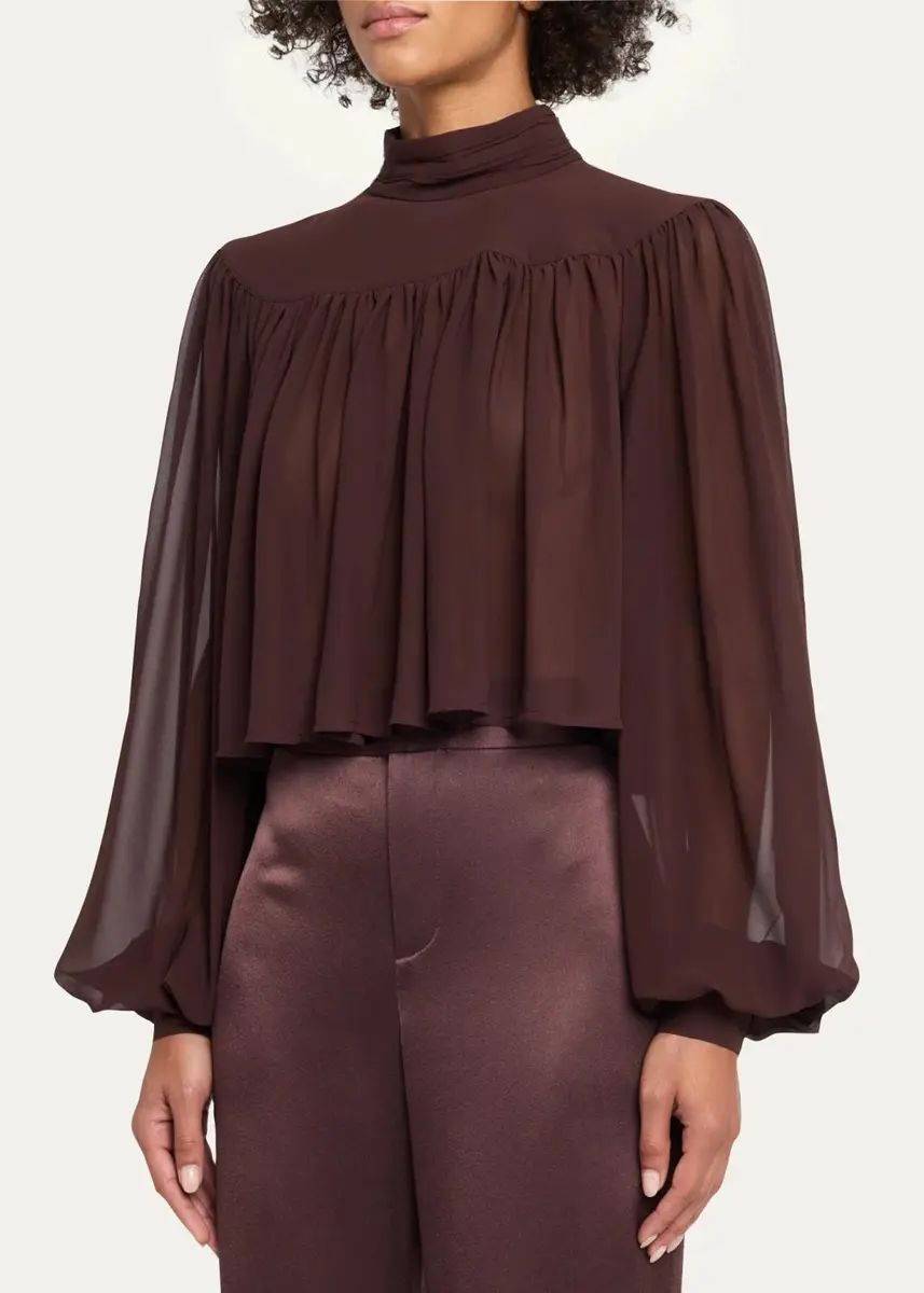 Ronny Kobo Aerin Gathered Jersey Top | Thumbnail 4 Ronny Kobo Aerin Gathered Jersey Top | Thumbnail 4