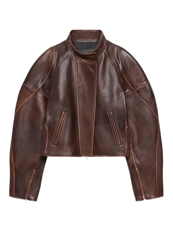 Leather Saddle Jacket
