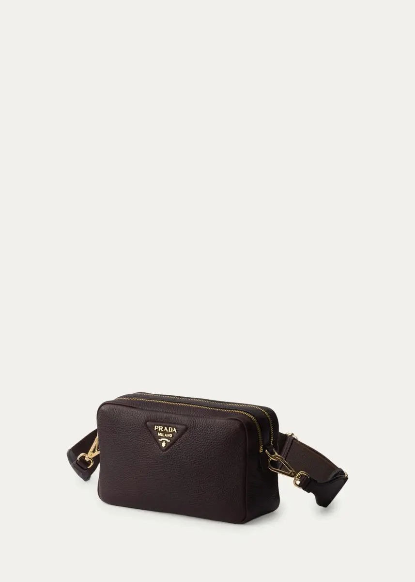 Prada Small Grain Leather Shoulder Bag | Thumbnail 3 Prada Small Grain Leather Shoulder Bag | Thumbnail 3