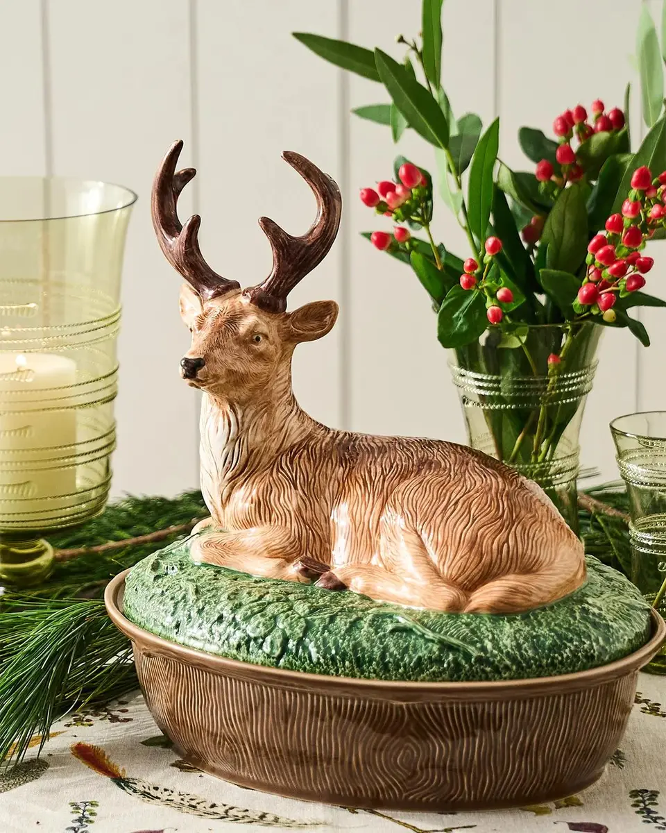 Juliska Forest Walk Stag Baker with Lid, 3.1 Quarts | Thumbnail 6