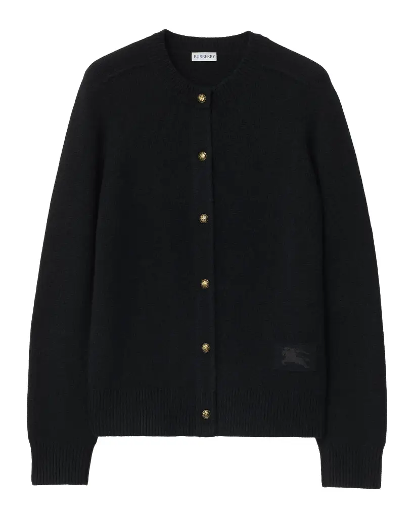 Burberry Clara Cashmere Crewneck Cardigan | Image 1 Burberry Clara Cashmere Crewneck Cardigan | Image 1