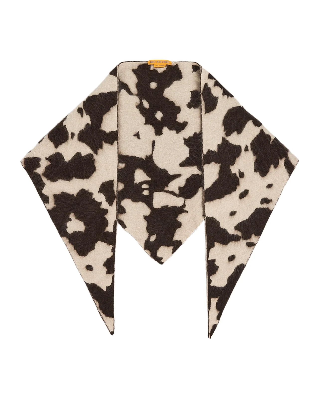 Grizzly Cowhide Wild Rag Cashmere Scarf Grizzly Cowhide Wild Rag Cashmere Scarf