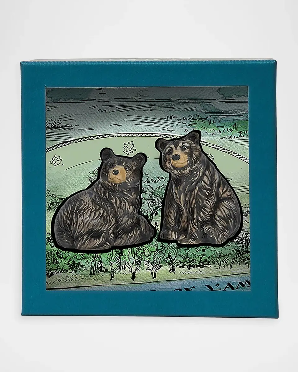 Juliska Clever Creatures Black Bear Salt & Pepper Shakers Set | Thumbnail 2 Juliska Clever Creatures Black Bear Salt & Pepper Shakers Set | Thumbnail 2