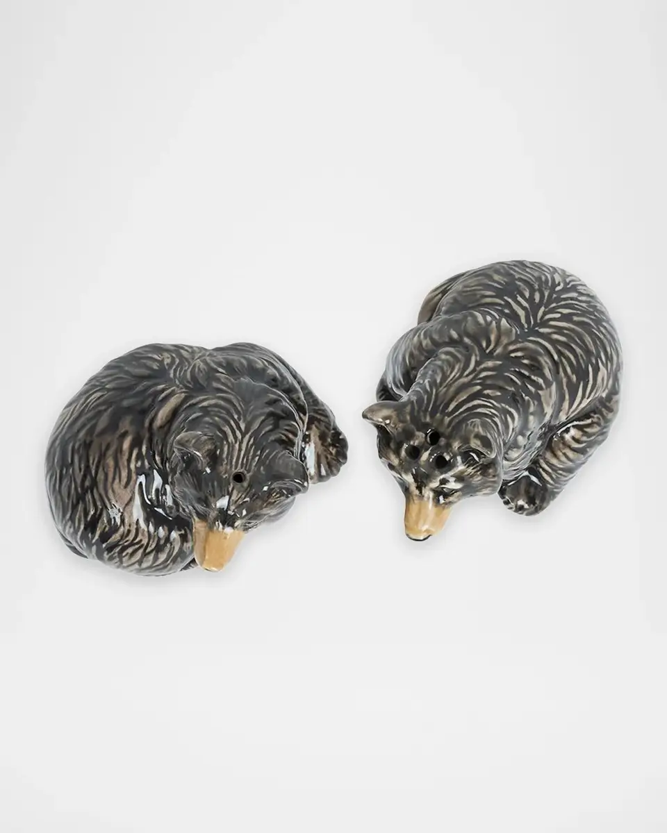 Juliska Clever Creatures Black Bear Salt & Pepper Shakers Set | Thumbnail 3 Juliska Clever Creatures Black Bear Salt & Pepper Shakers Set | Thumbnail 3