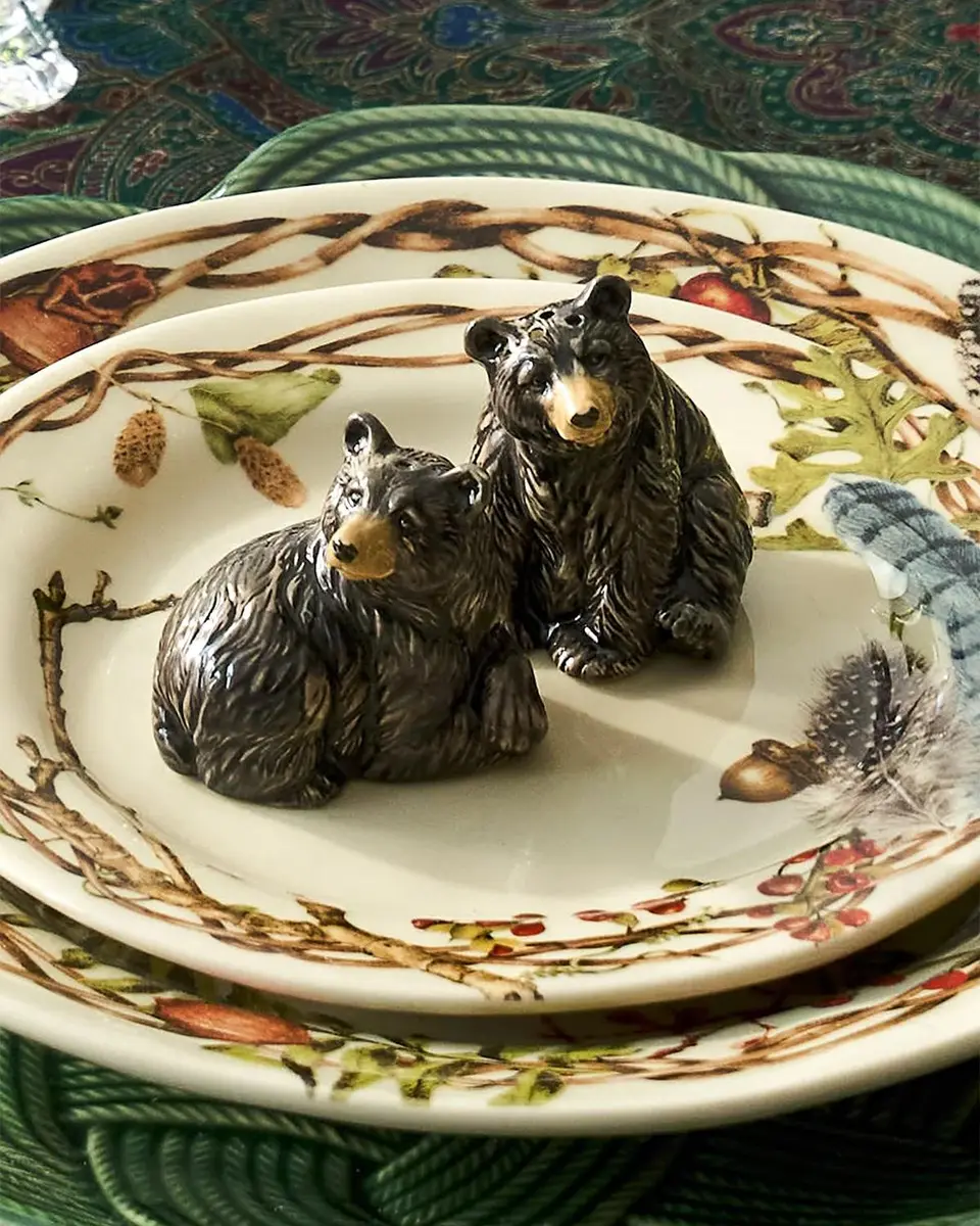 Juliska Clever Creatures Black Bear Salt & Pepper Shakers Set | Thumbnail 5 Juliska Clever Creatures Black Bear Salt & Pepper Shakers Set | Thumbnail 5