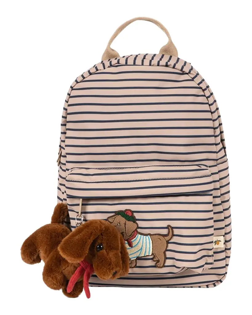 Konges Slojd Kid's Nohr Striped Mini Backpack | Image 1 Konges Slojd Kid's Nohr Striped Mini Backpack | Image 1