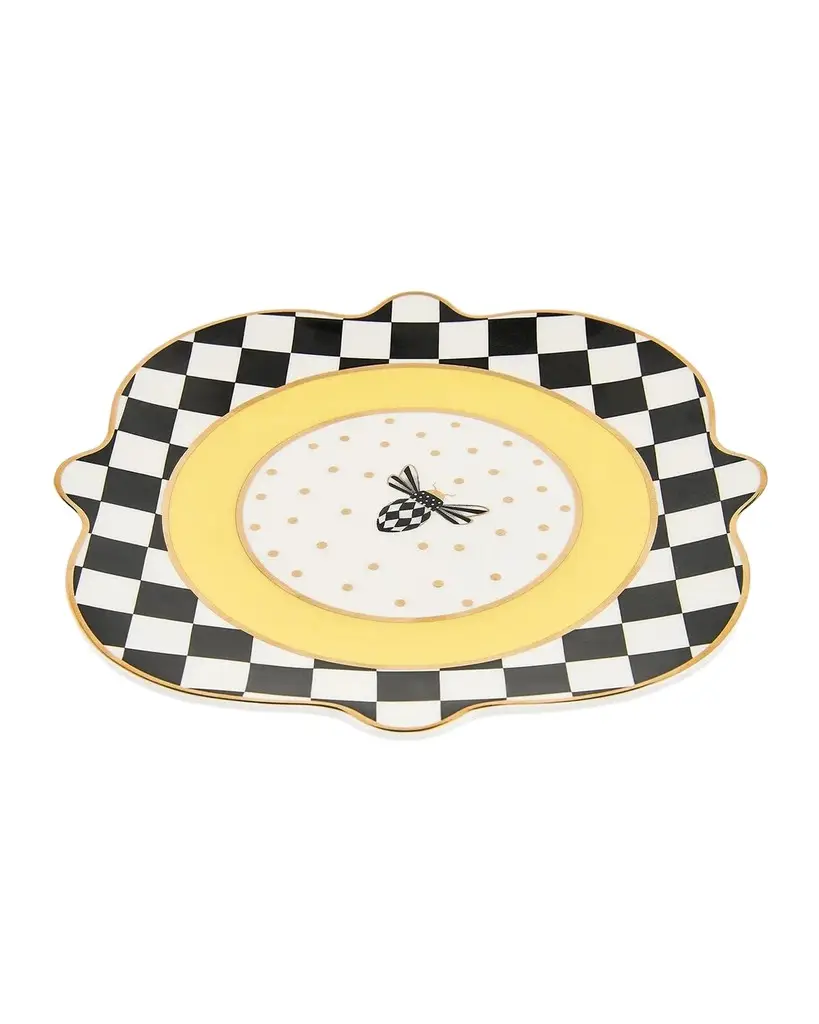 MacKenzie-Childs Checked Salad Plate