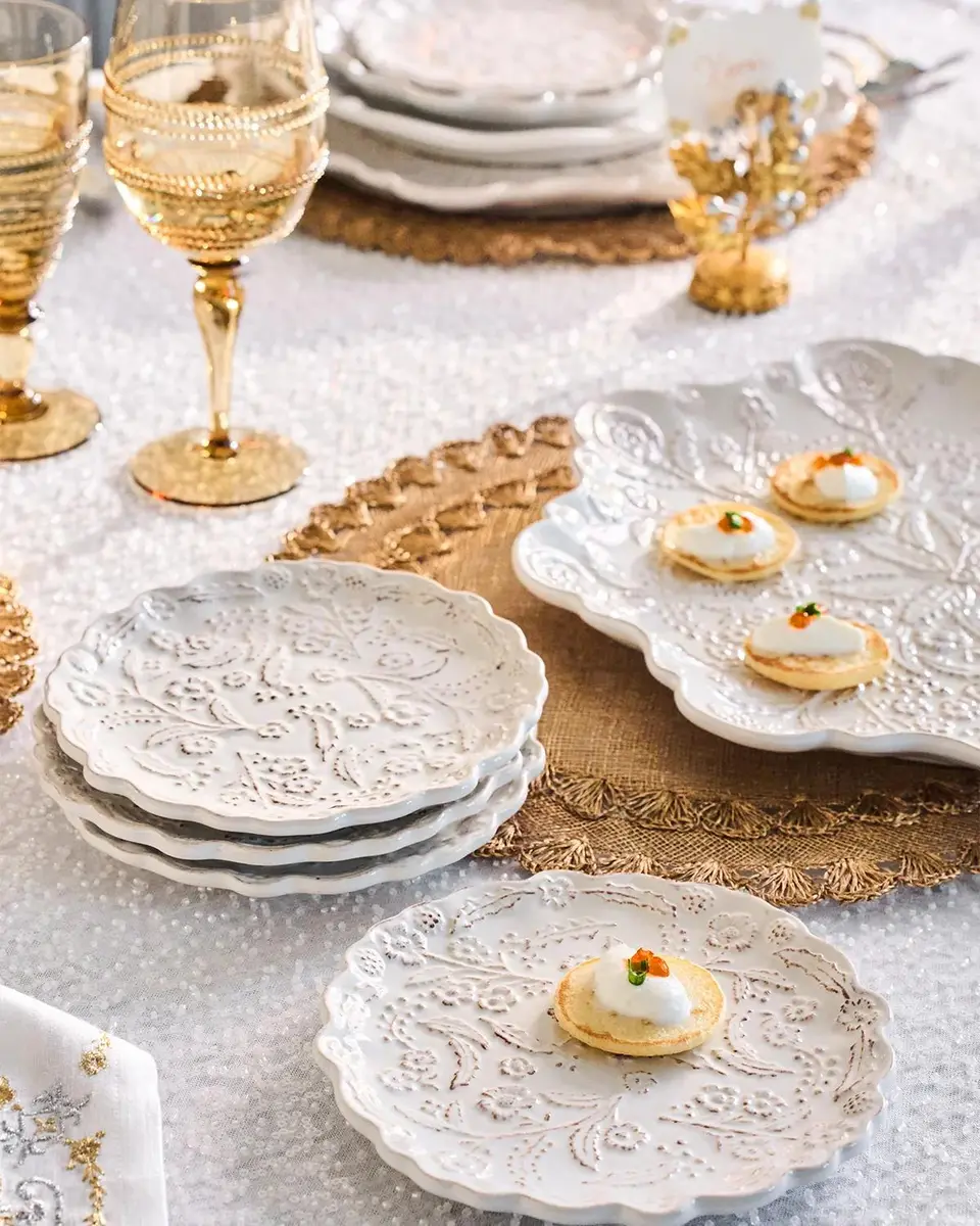 Juliska Berry & Thread Thistle Cocktail Plates, Set of 4 | Thumbnail 4 Juliska Berry & Thread Thistle Cocktail Plates, Set of 4 | Thumbnail 4