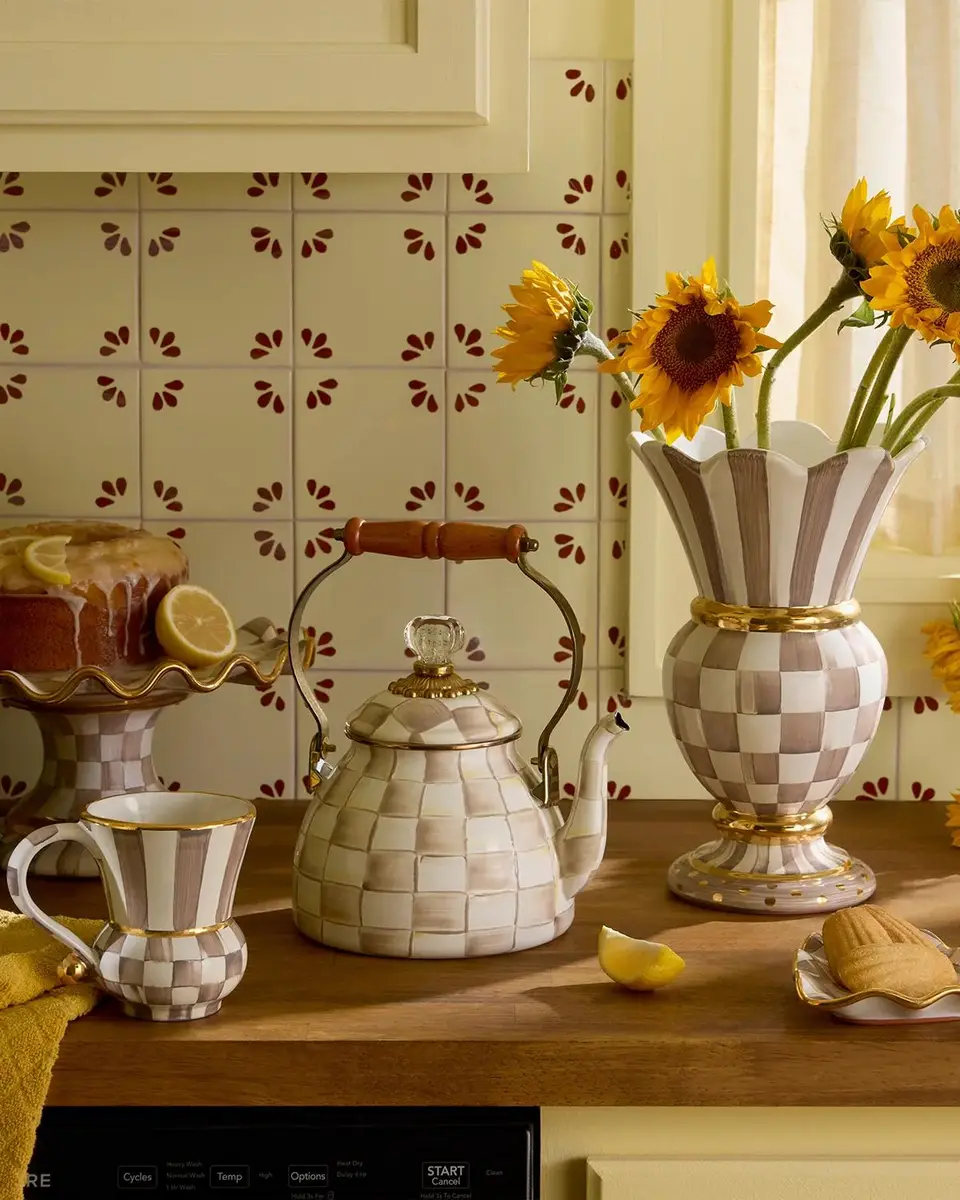 MacKenzie-Childs Check Ceramic Vase | Thumbnail 2