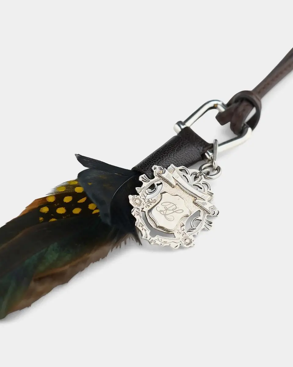 Ralph Lauren Collection Goatskin & Feathers Bag Charm | Thumbnail 4 Ralph Lauren Collection Goatskin & Feathers Bag Charm | Thumbnail 4