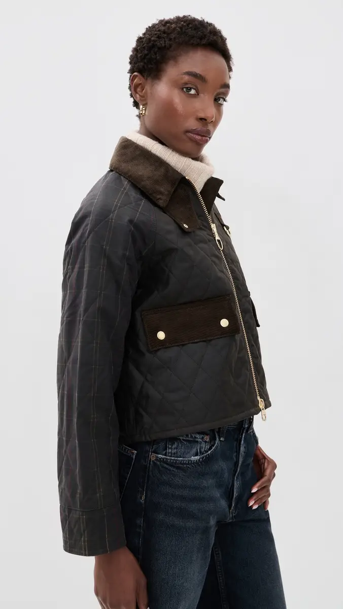 Barbour Tartan Reimagined Icons Tartan Quilted Spey Wax Jacket | Thumbnail 4 Barbour Tartan Reimagined Icons Tartan Quilted Spey Wax Jacket | Thumbnail 4