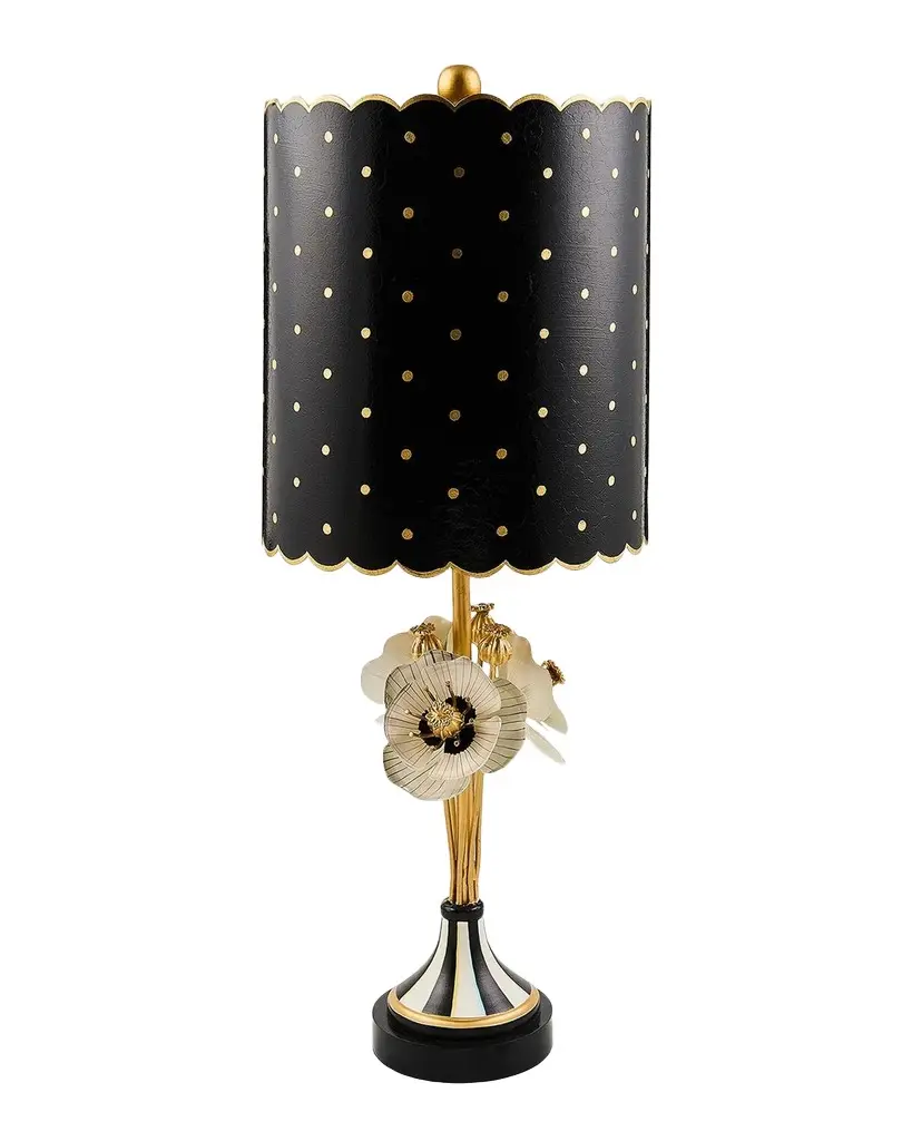 MacKenzie-Childs Poppy Polka Dot Table Lamp