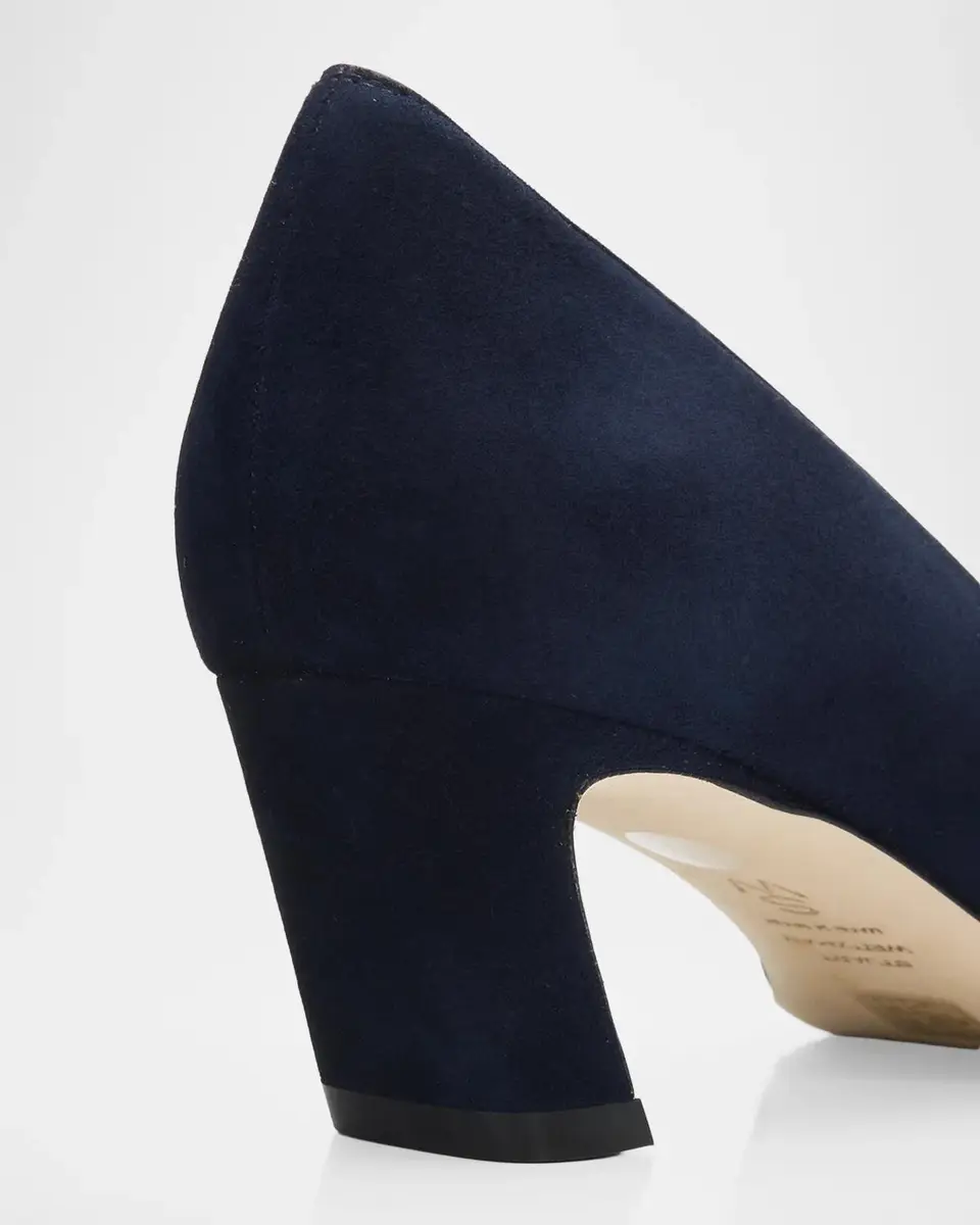 Stuart Weitzman Stassi 50MM Suede Pumps | Thumbnail 5 Stuart Weitzman Stassi 50MM Suede Pumps | Thumbnail 5