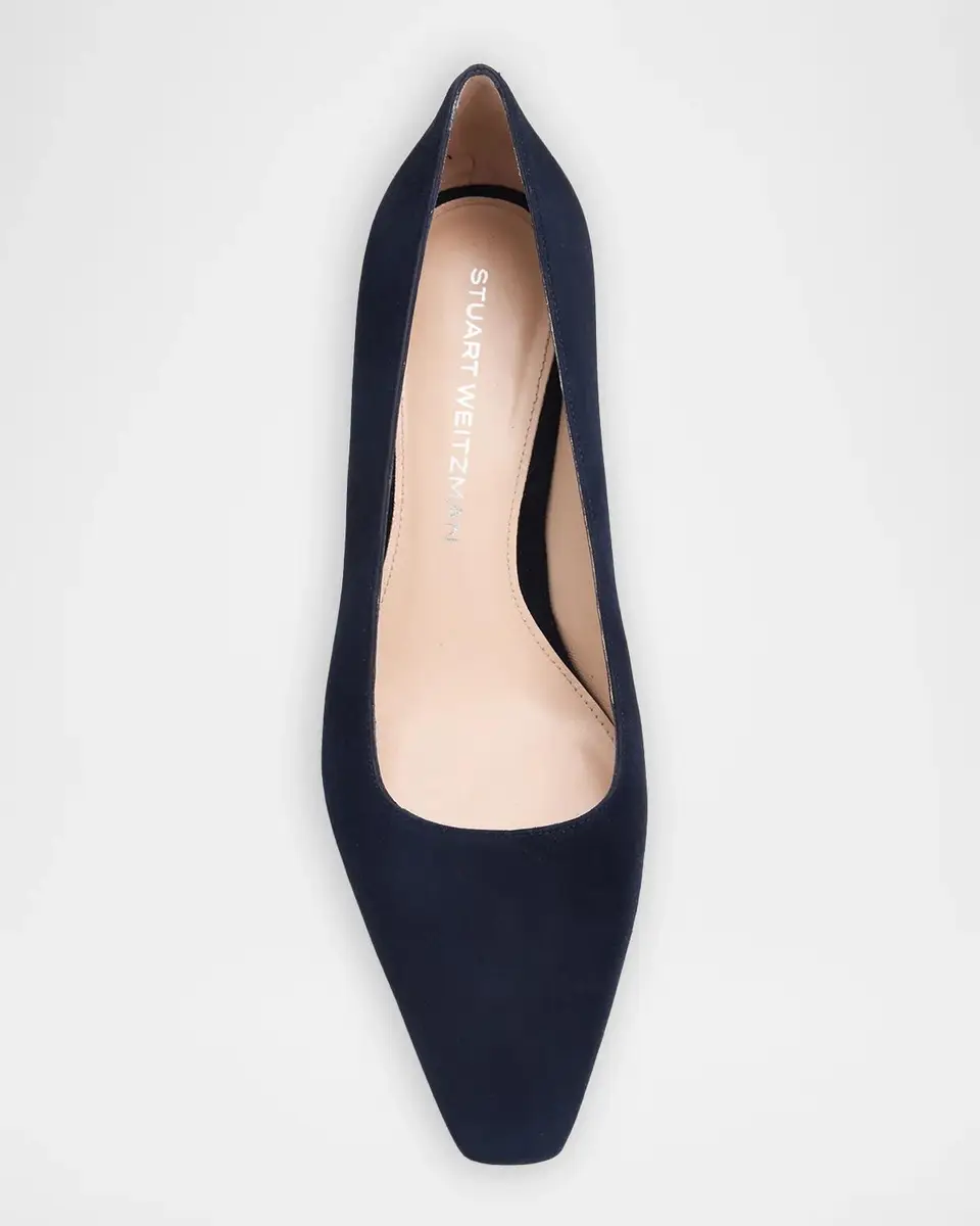 Stuart Weitzman Stassi 50MM Suede Pumps | Thumbnail 6 Stuart Weitzman Stassi 50MM Suede Pumps | Thumbnail 6