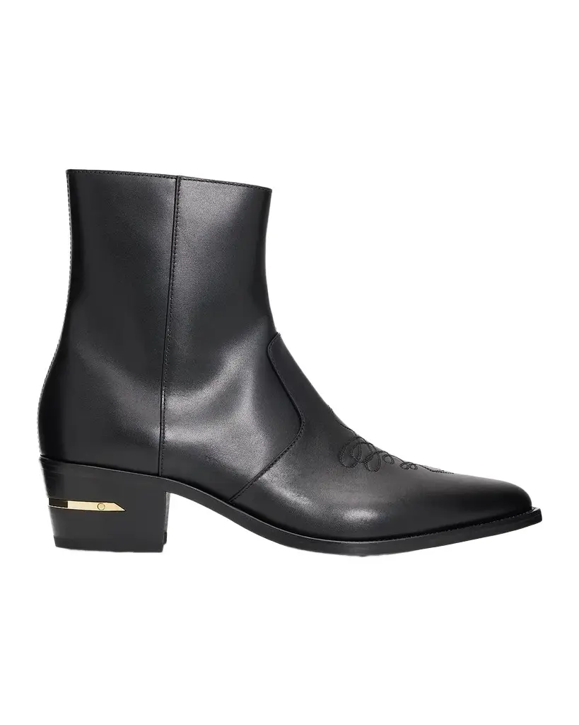 AMIRI Men's Leather MA Point-Toe Zipped Ankle Boots | Image 1 AMIRI Men's Leather MA Point-Toe Zipped Ankle Boots | Image 1