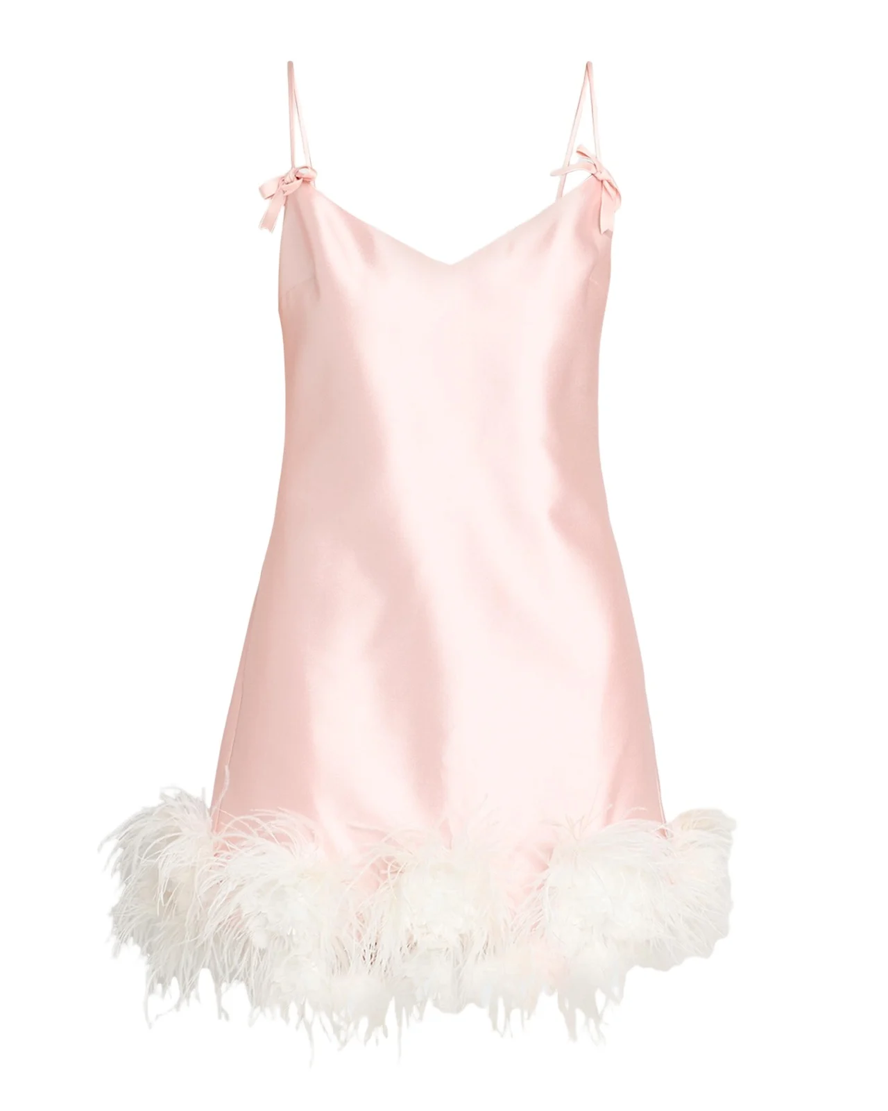 Taffeta Feathered A-Line Mini Dress Taffeta Feathered A-Line Mini Dress