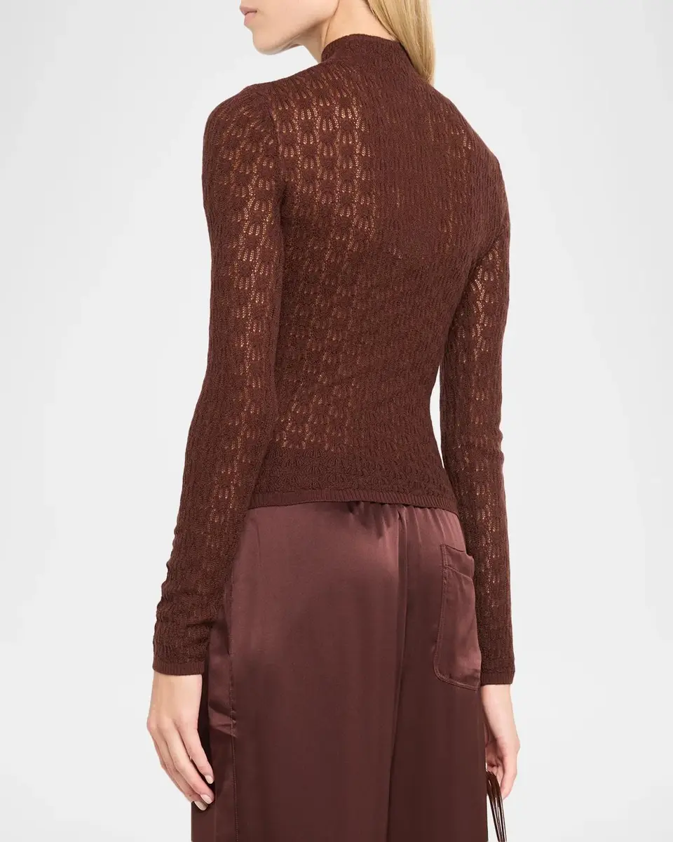Sablyn Rhea Sheer Merino Wool Sweater | Thumbnail 3
