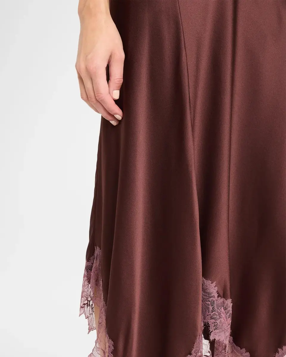 Sablyn Keri Asymmetric Lace-Trim Midi Skirt | Thumbnail 5