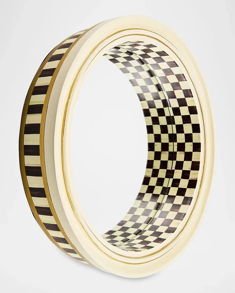 MacKenzie-Childs Courtly Illusion Round Mirror | Thumbnail 2 MacKenzie-Childs Courtly Illusion Round Mirror | Thumbnail 2