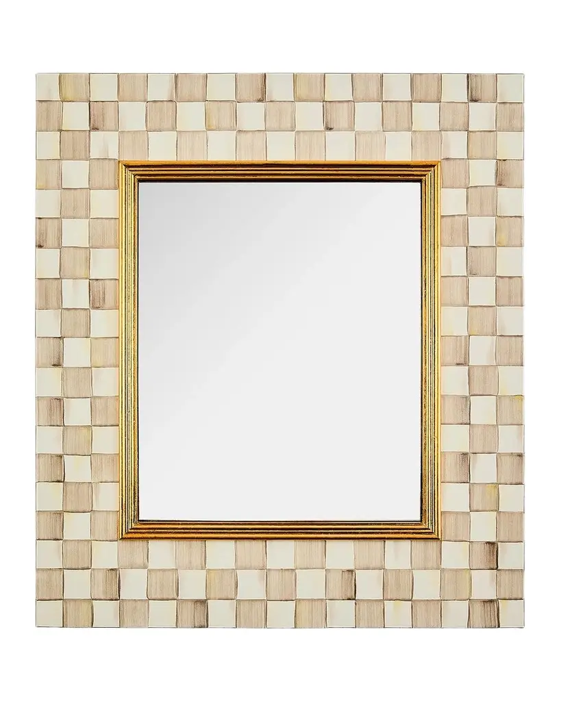 MacKenzie-Childs Checked Wall Mirror