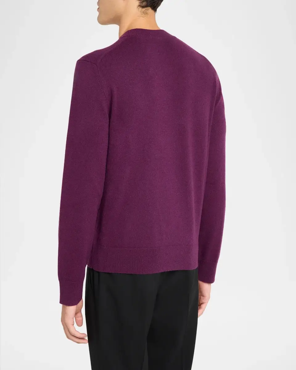 Burberry Men's Clifford EKD-Embroidered Crewneck Sweater | Thumbnail 3 Burberry Men's Clifford EKD-Embroidered Crewneck Sweater | Thumbnail 3