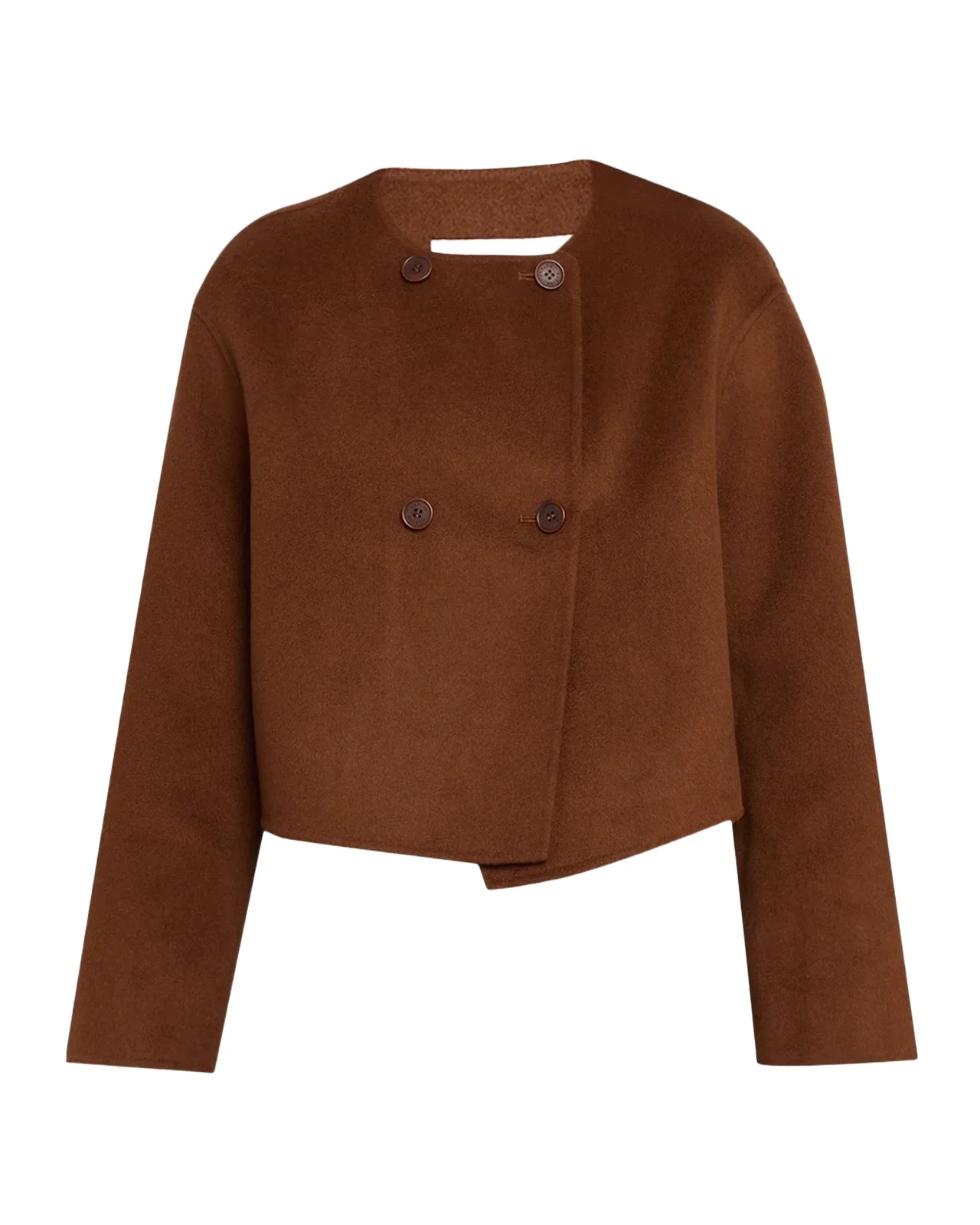 Floren Cropped Double-Breasted Jacket