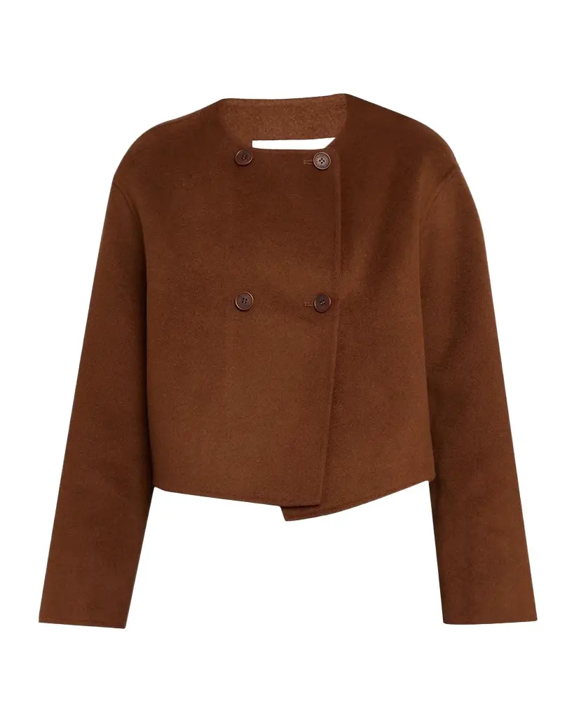 Sablyn Floren Cropped Double-Breasted Jacket