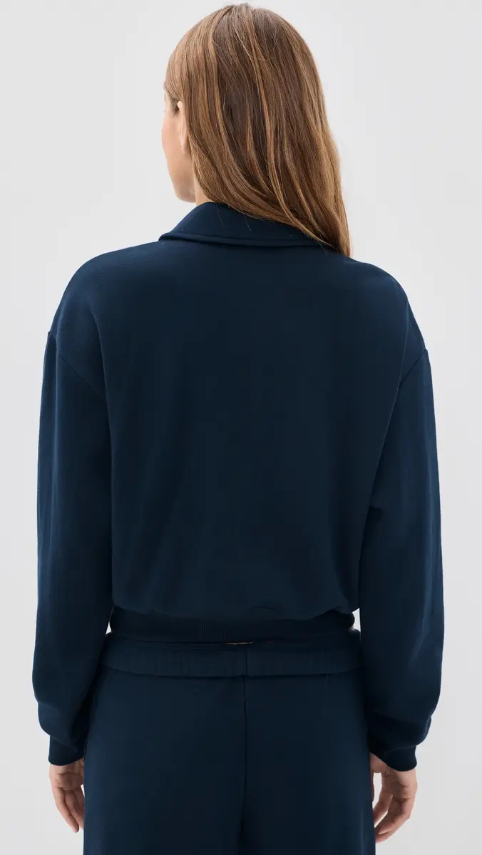 Skims Fleeced Polo Sweatshirt | Thumbnail 3